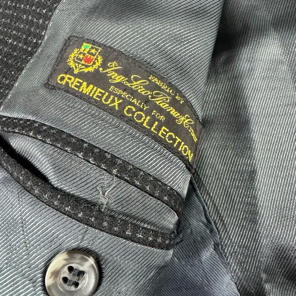 Cremieux Loro Piana Wool‎ Blazer Charcoal 46R Denverwood Sport Coat